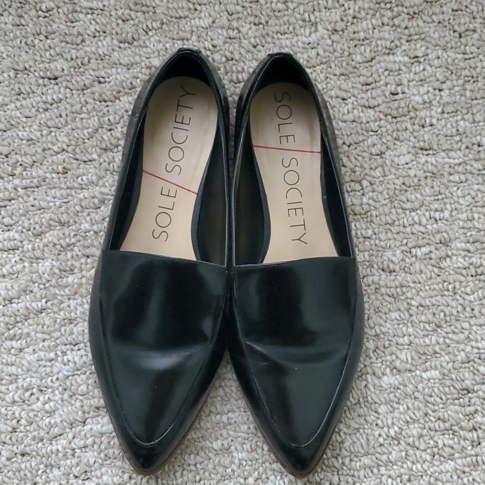 Sole Society patent leather loafers